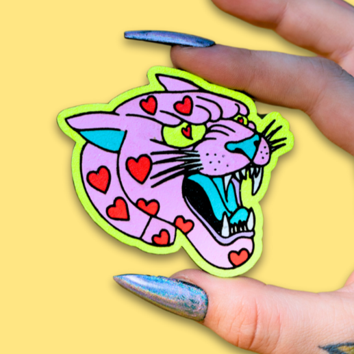 Panther Head Pin
