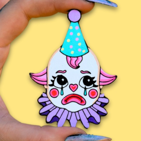 Clown Kewpie Pin