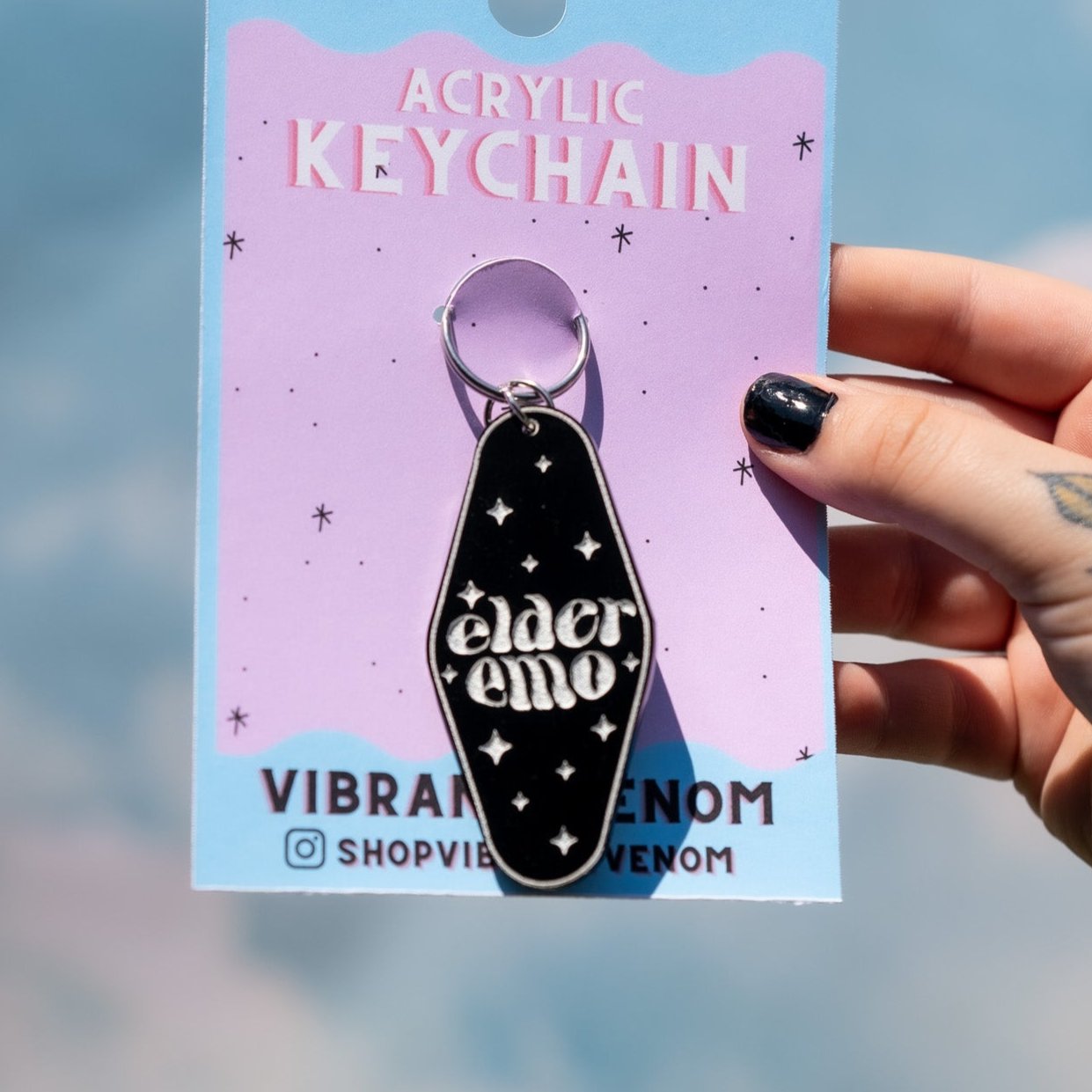 Elder Emo Keychain