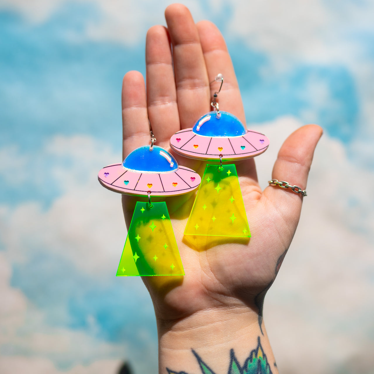 UFO Earrings
