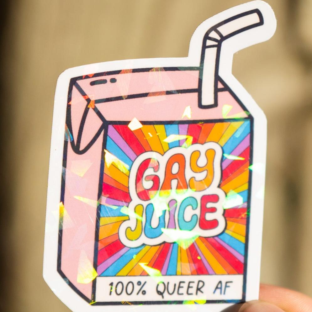 Gay Juice Sticker