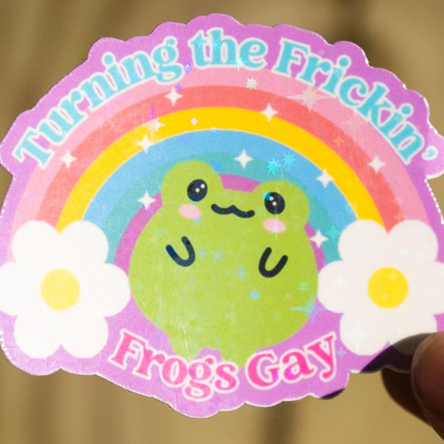 Gay Frogs Sticker