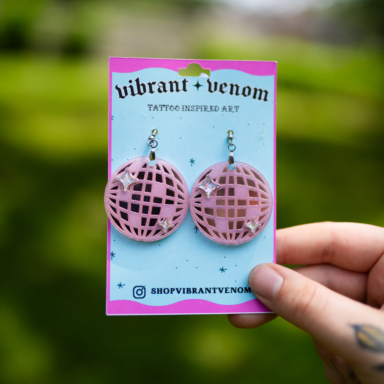 Disco Ball Earrings