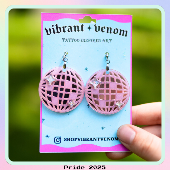 Disco Ball Earrings