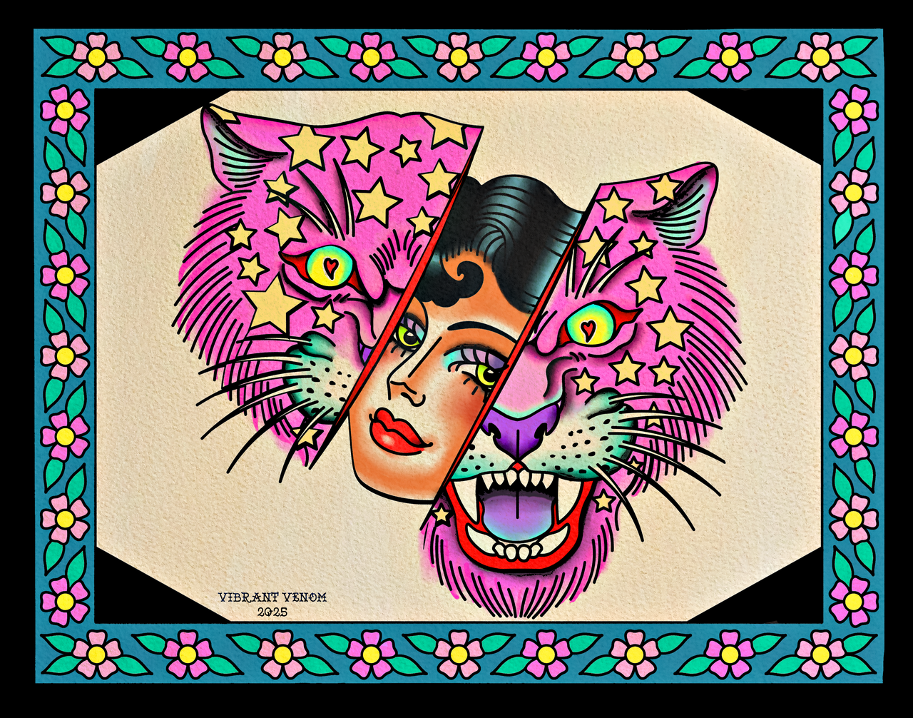 Tiger Lady Print
