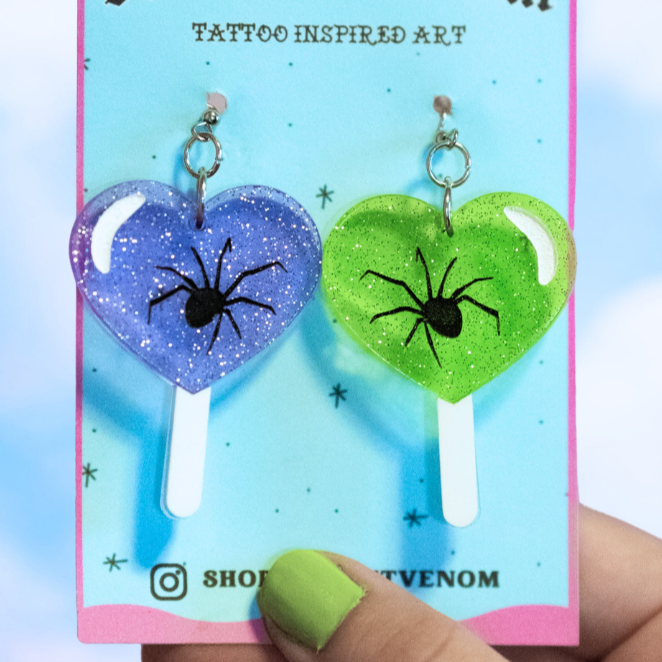 Spider Sucker Earrings