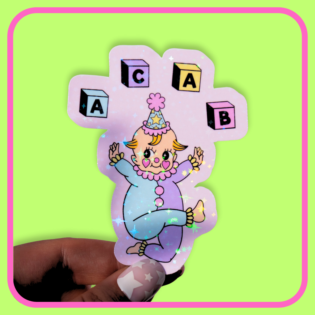 ACAB Kewpie Sticker