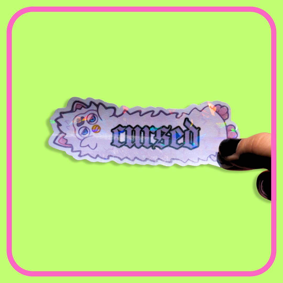 Cursed Furby Sticker