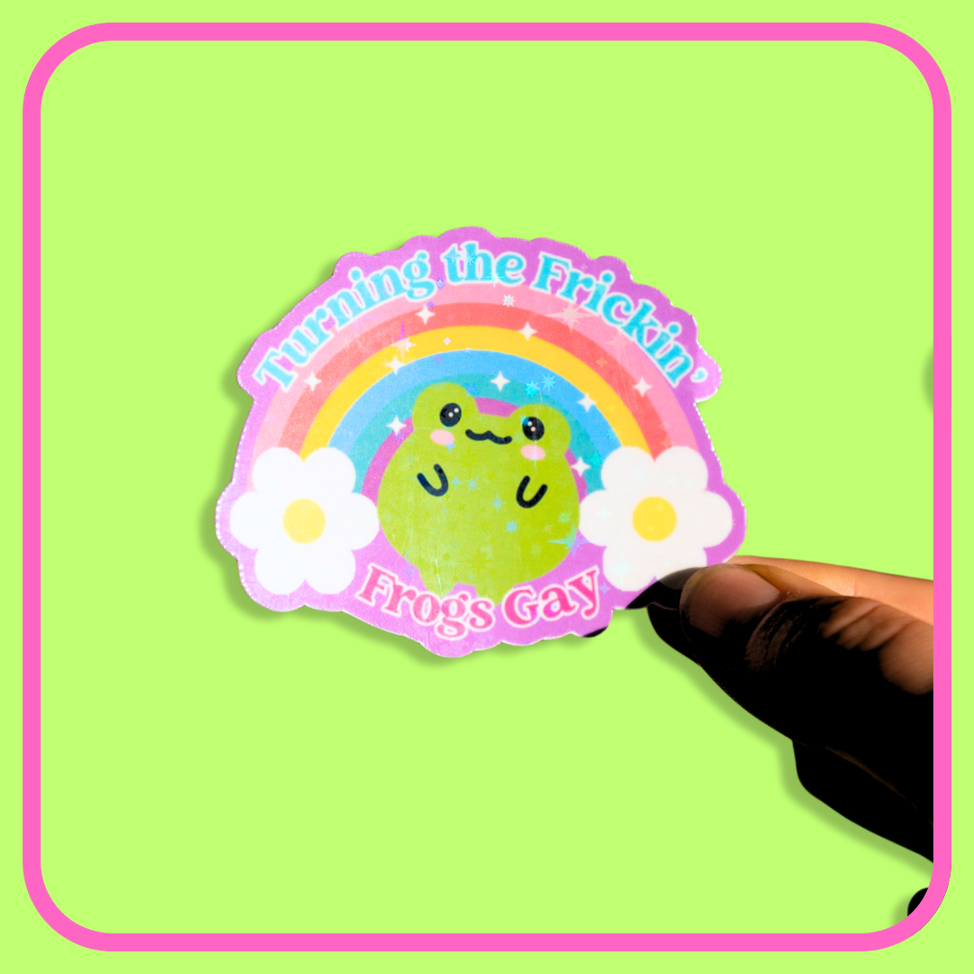 Gay Frogs Sticker