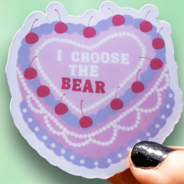 Bear Cake Sticker