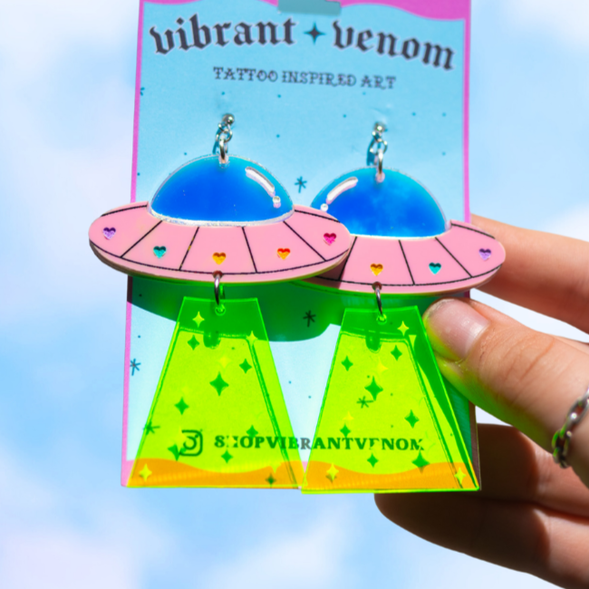 UFO Earrings
