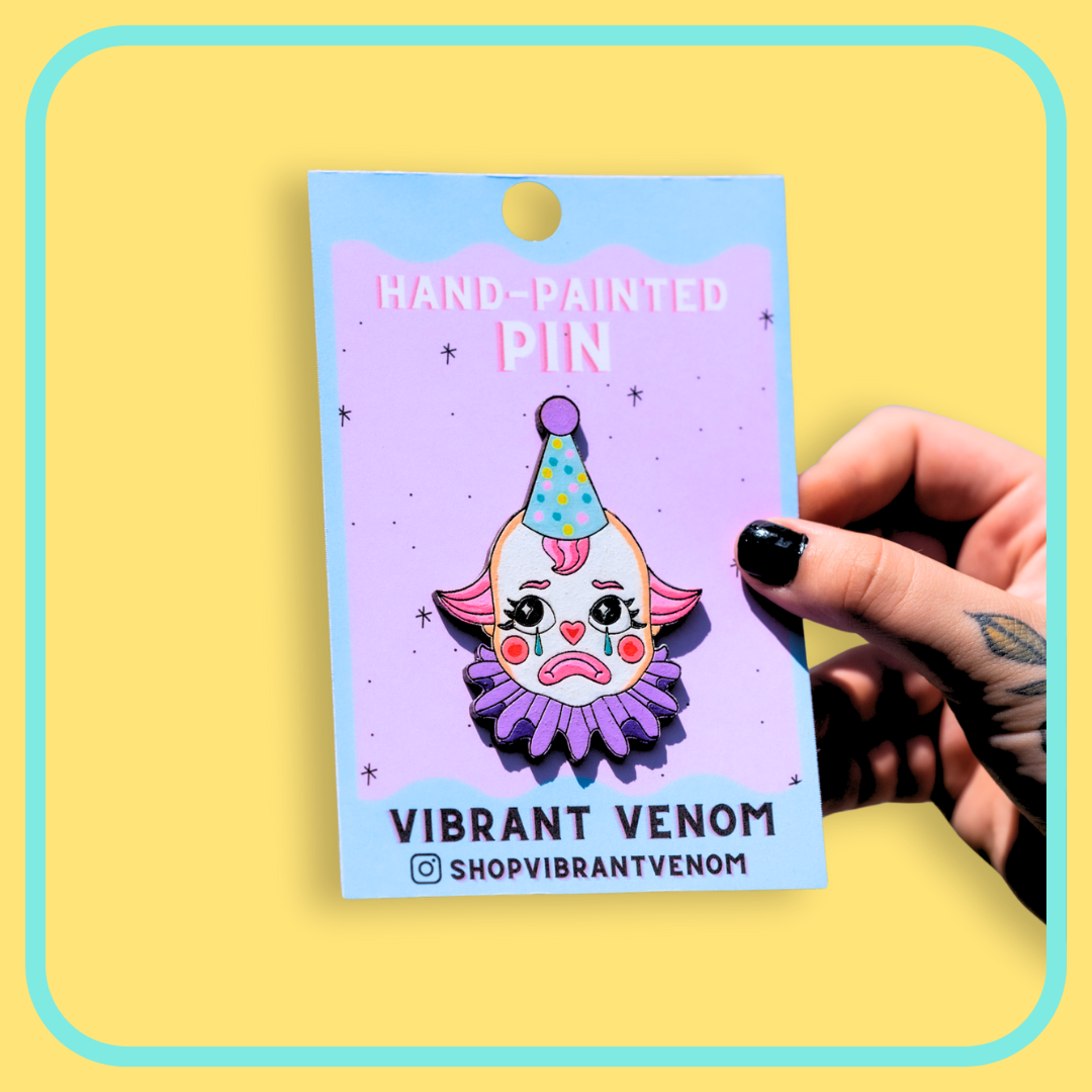 Clown Kewpie Pin