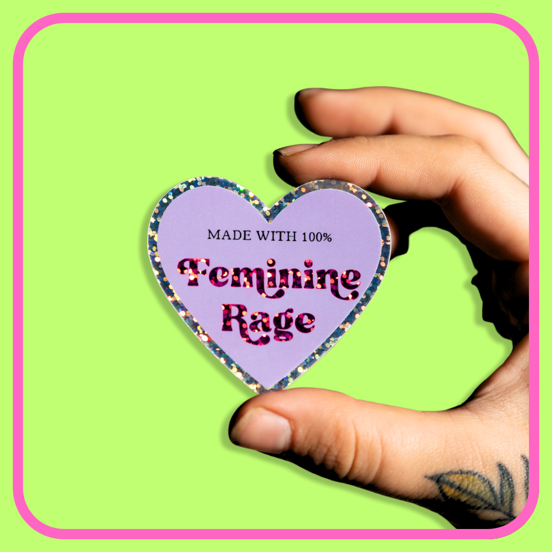Fem Rage Sticker
